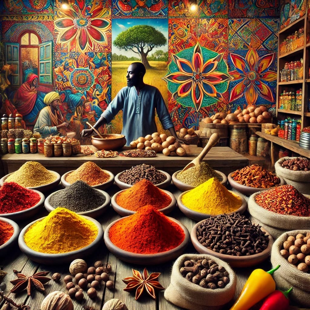 African spices in Russia.