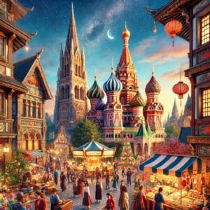 Experience a rich blend of European and Asian cultures