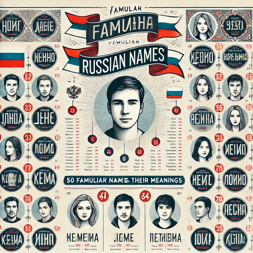 50 Familiar Russian Names and Their Meanings
