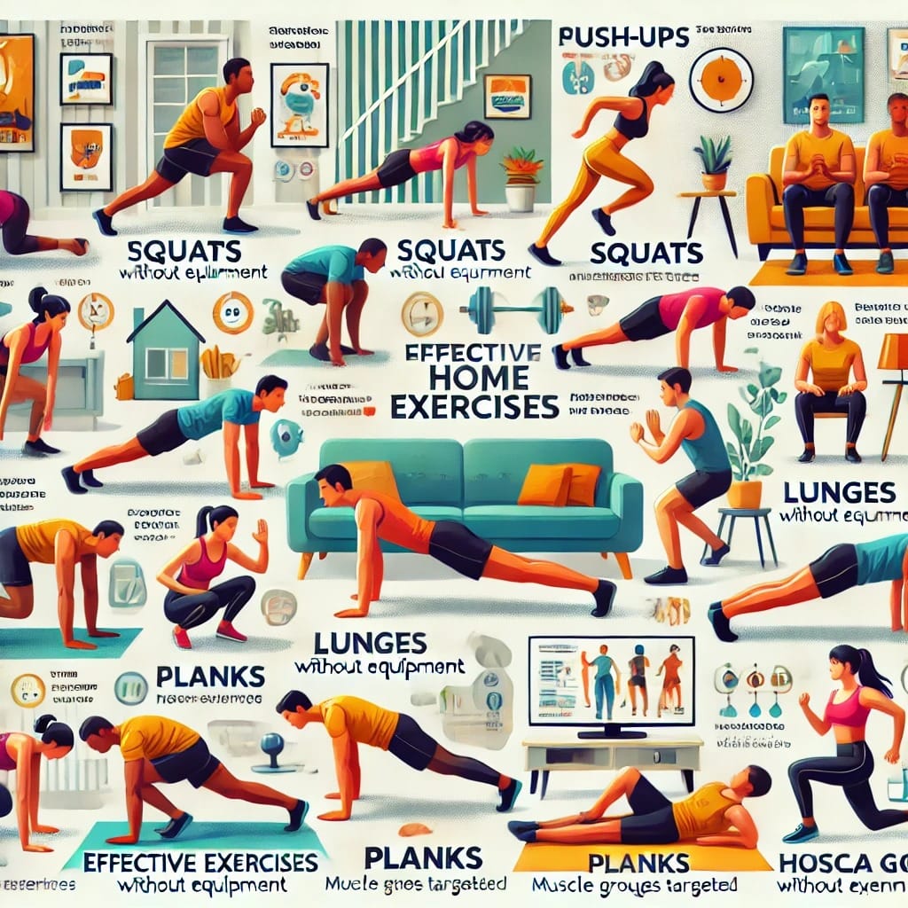 Effective Exercises to Do at Home Without Equipment